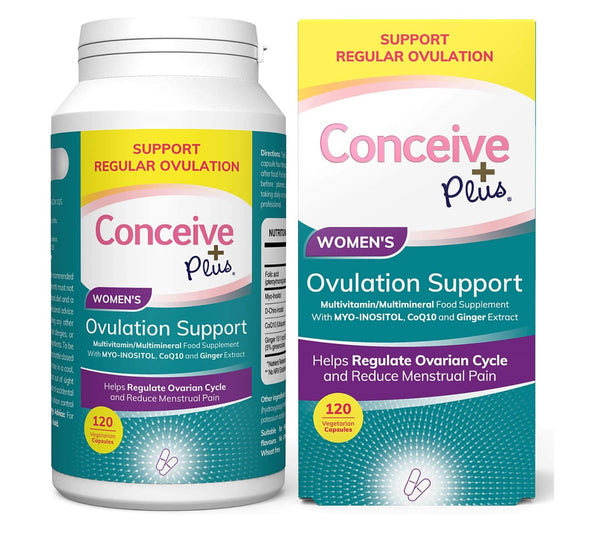 Ovulation Support | CONCEIVE PLUS Fertility Supplements (Myo Inositol) 120 capsules