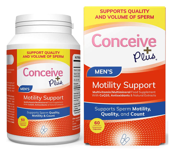 Motility Support | CONCEIVE PLUS Fertility Supplements Sperm Booster 60 Capsules