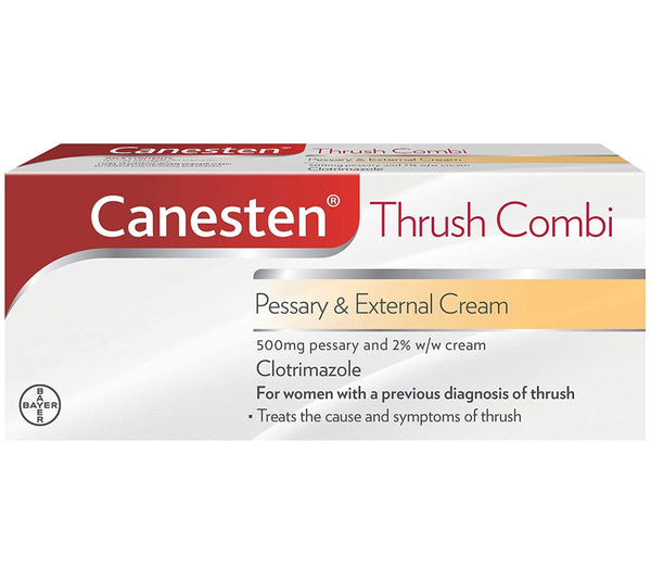 Canesten Thrush Combi 500mg Pessary & 2% External Cream